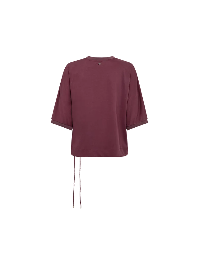 T-shirt drapé à nouer Juana O