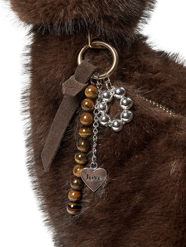 Sac hobo en fausse fourrure Cia