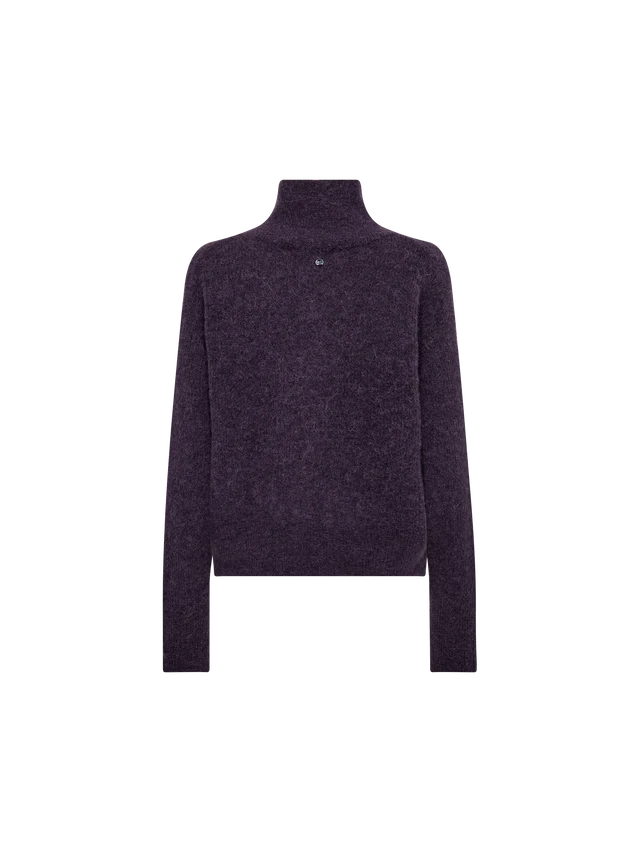 Cardigan texturé à col montant Thora