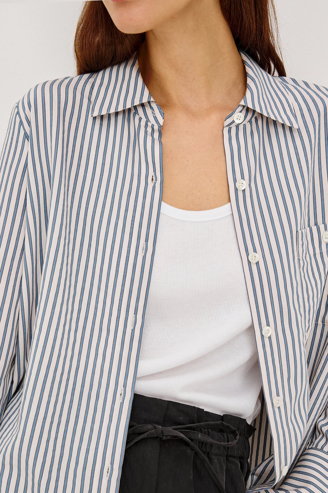 Chemise à fines rayures Beck