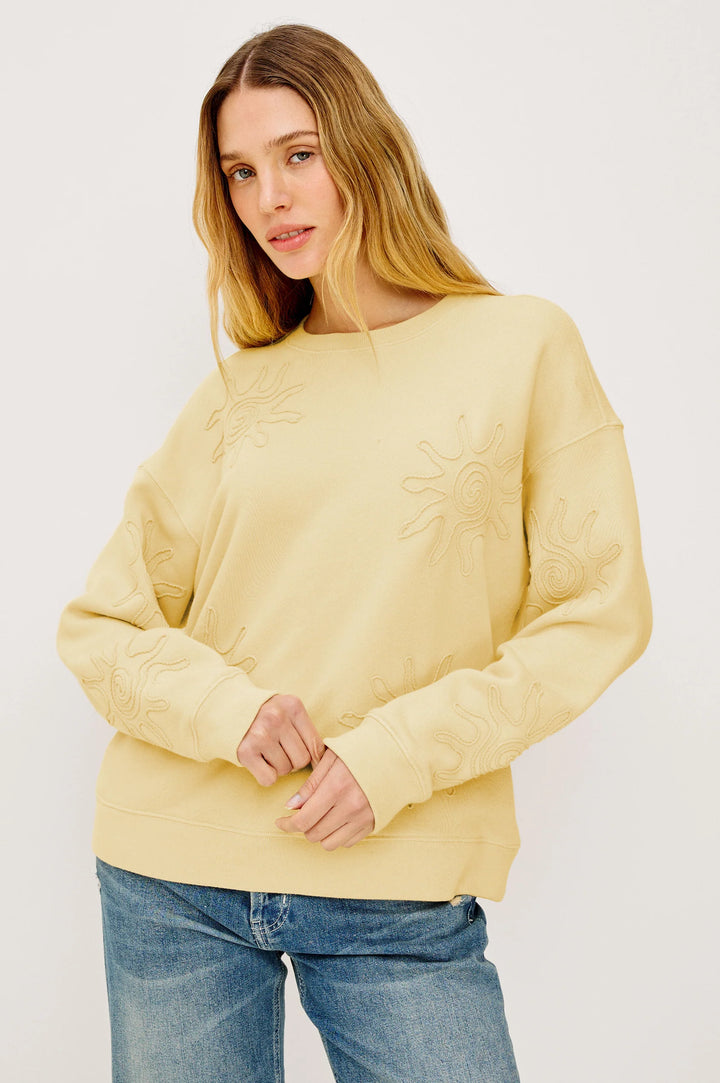Sweatshirt Beckley à motifs soleil