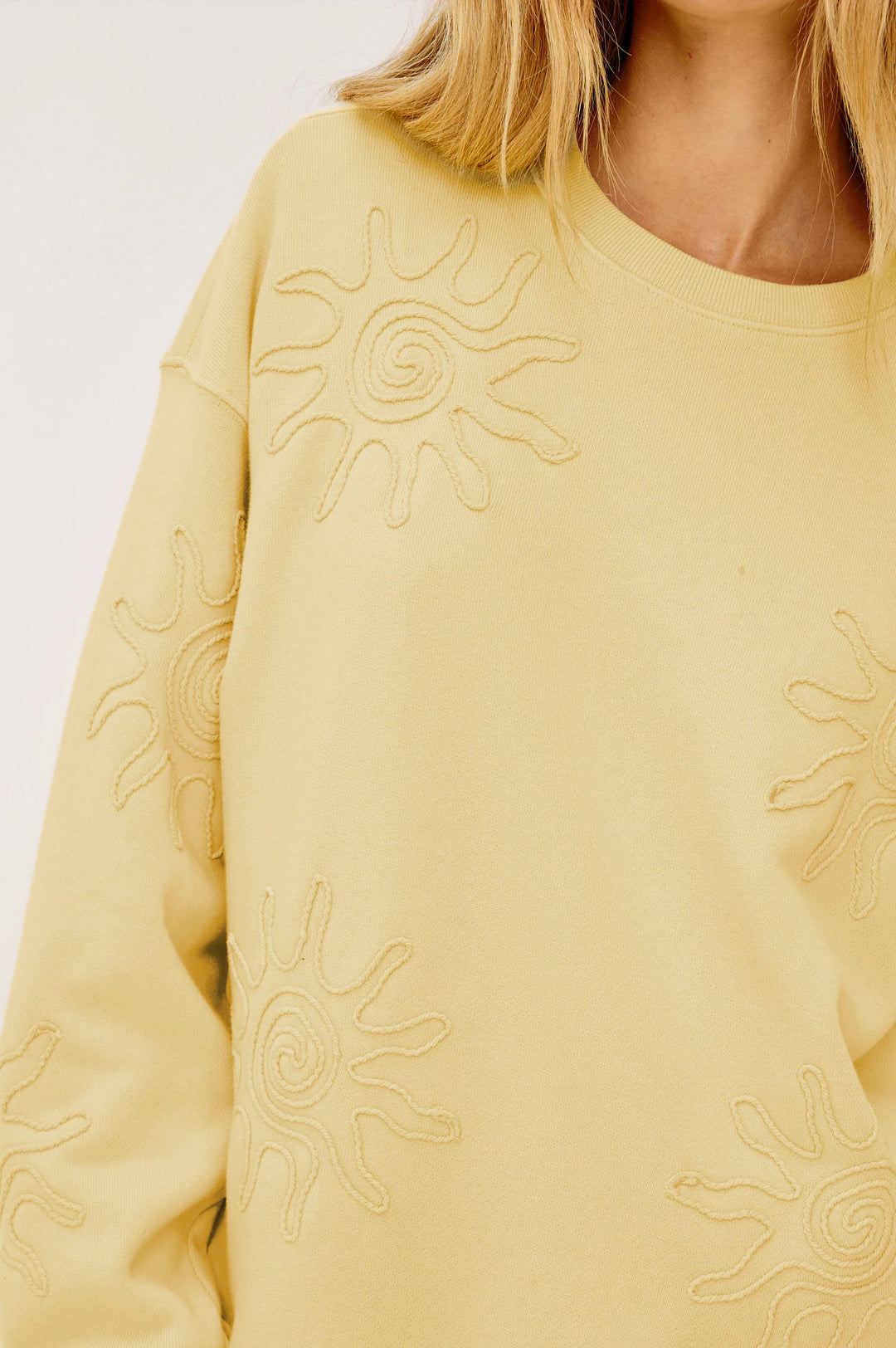 Sweatshirt Beckley à motifs soleil