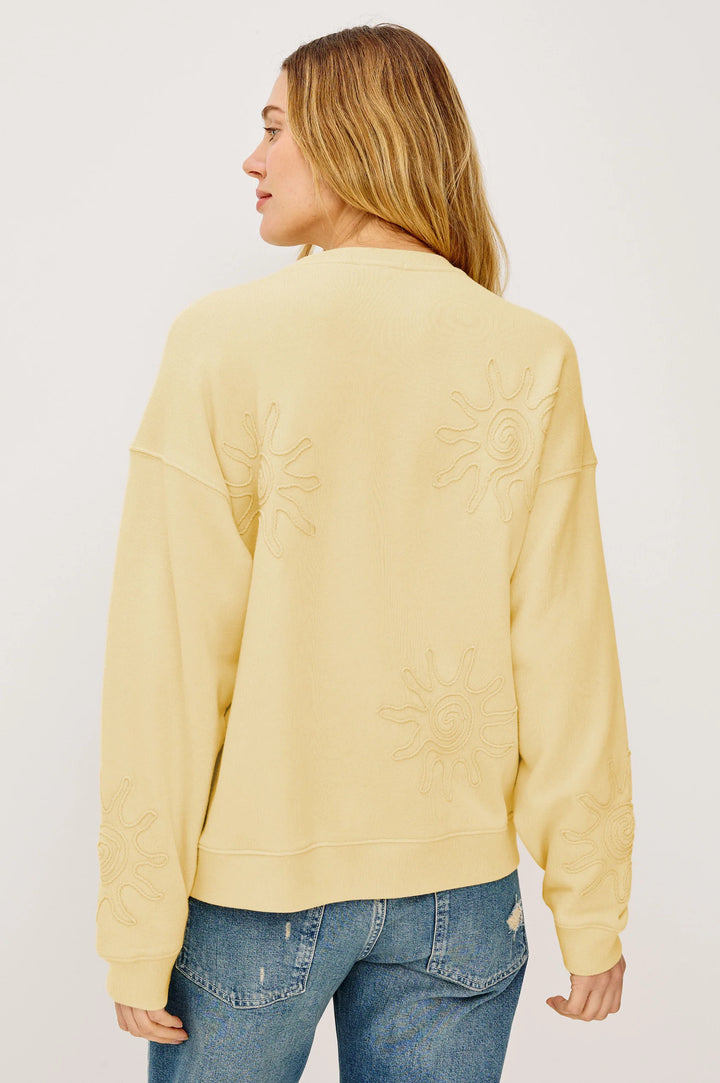Sweatshirt Beckley à motifs soleil