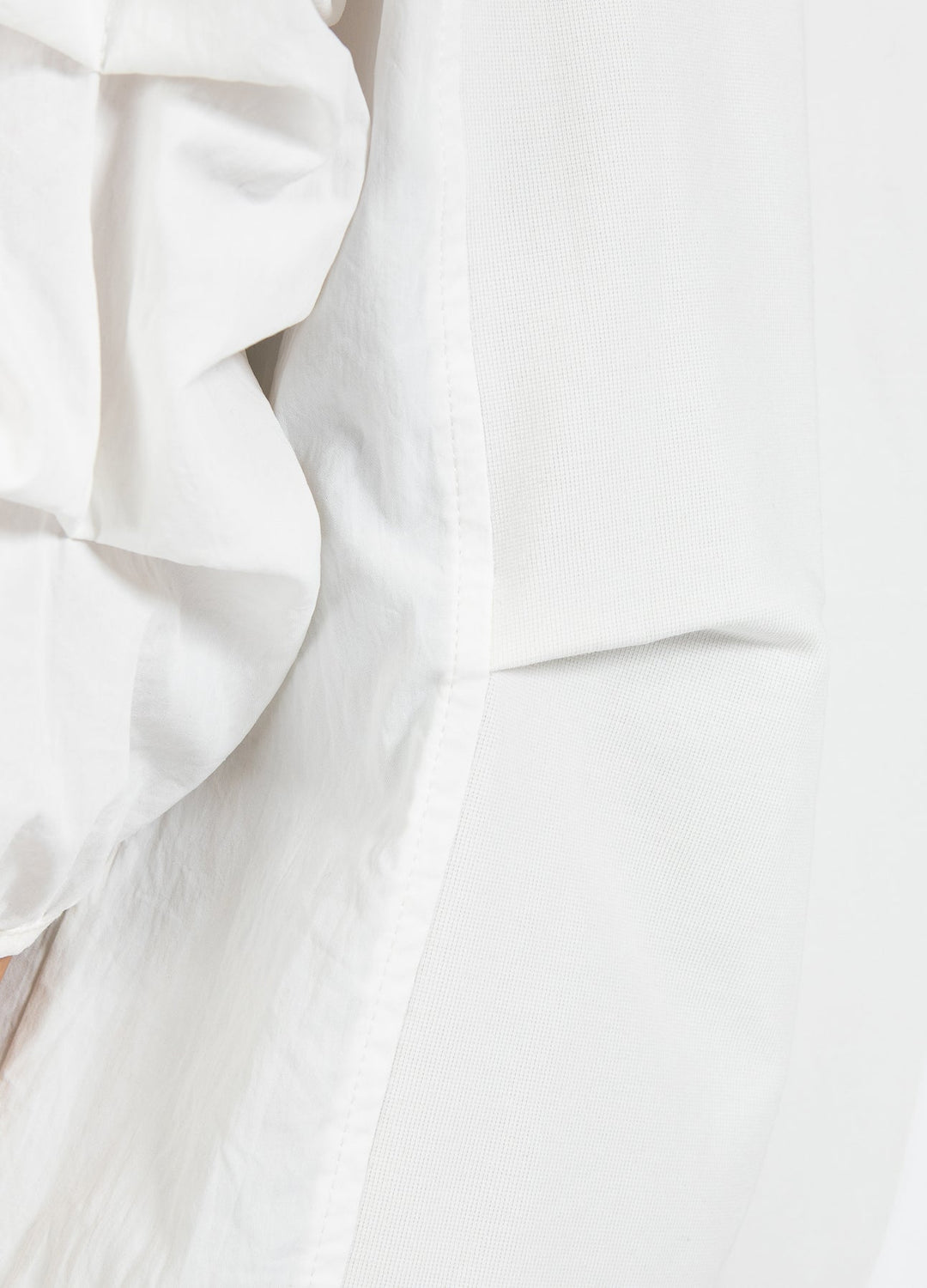 Blouse à manches froncées bouffantes 3/4