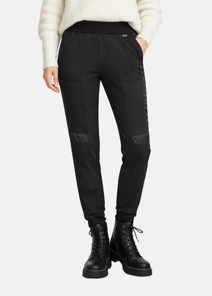 pantalon ajusté épais avec bandes satinées Jet