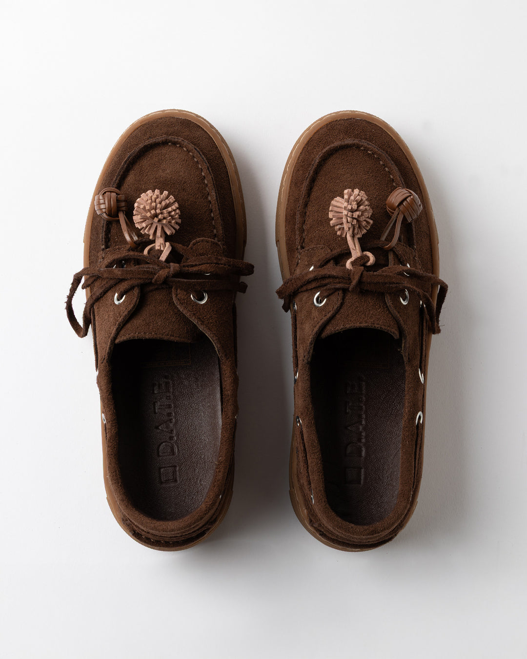 Chaussures bateau à plateforme Caletta