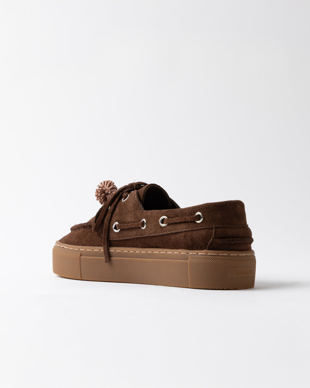 Chaussures bateau à plateforme Caletta