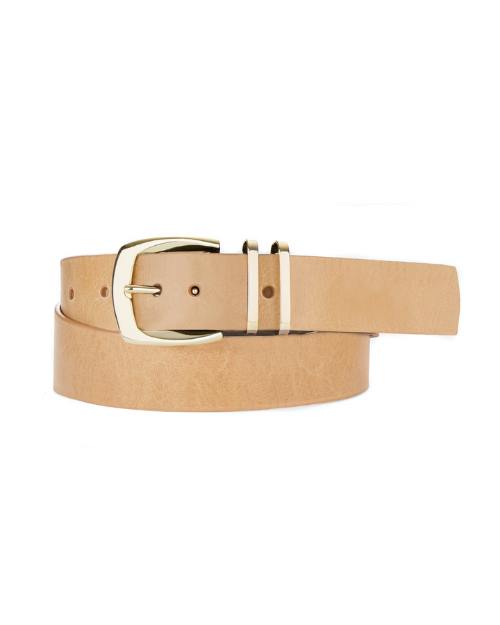 Ceinture en cuir nappa Callianne 1 3/8"