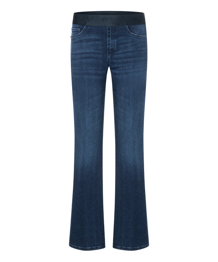 Jeans bootcut avec taille élastique Philia