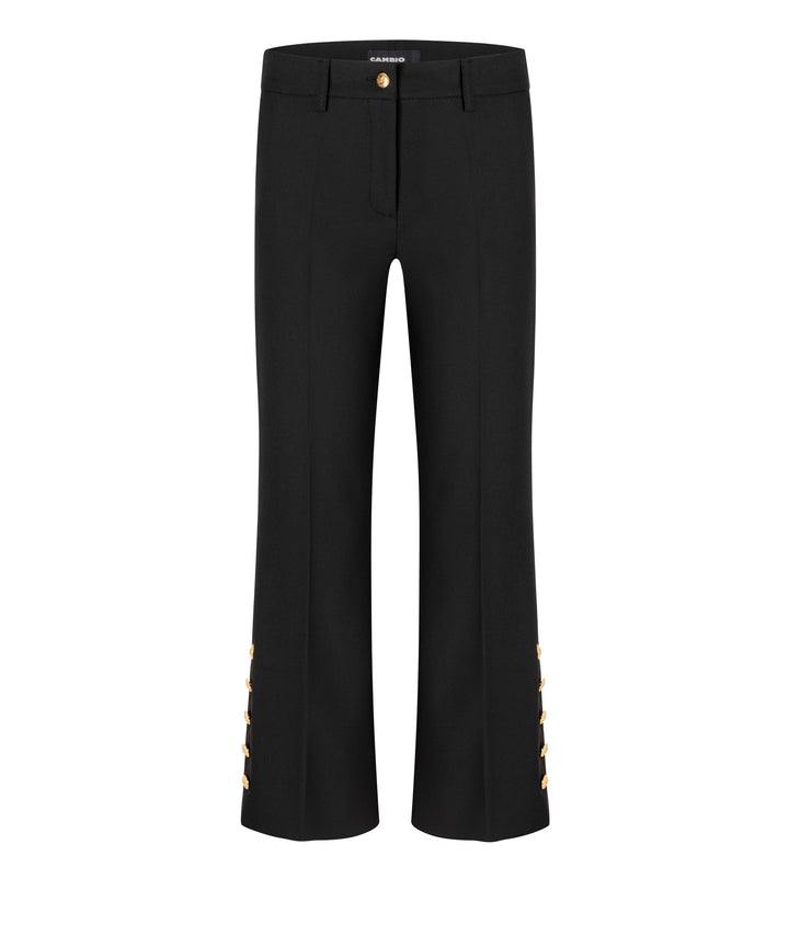 Pantalon bootcut avec boutons dorés France
