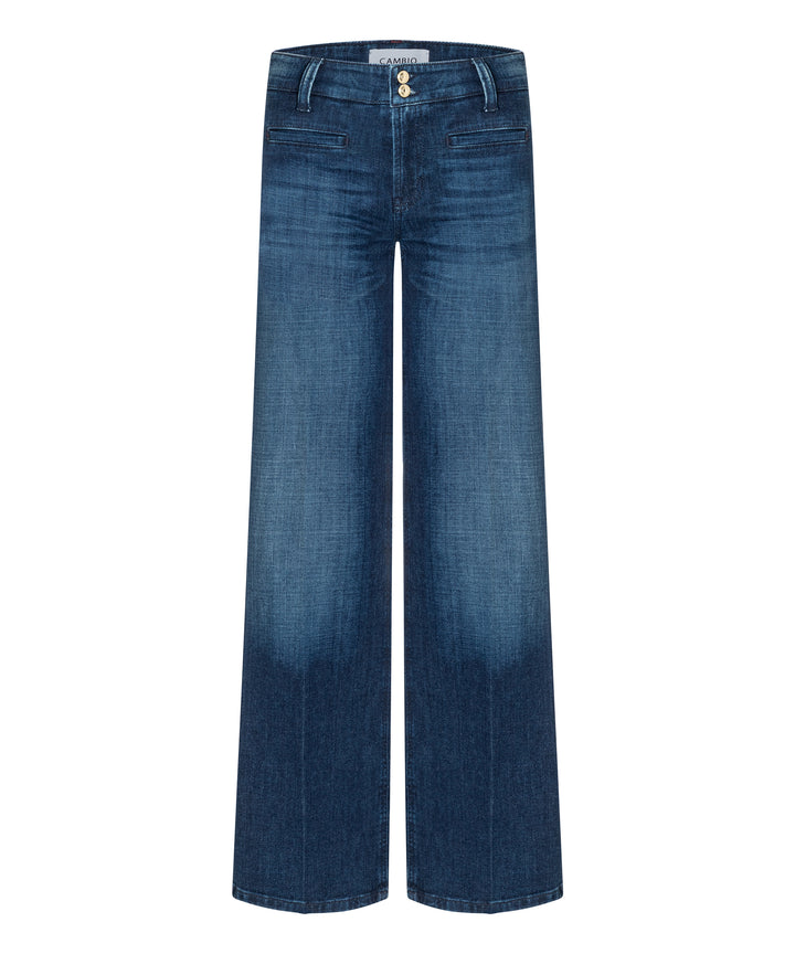 Jeans droit avec fausses poches devant Tessa