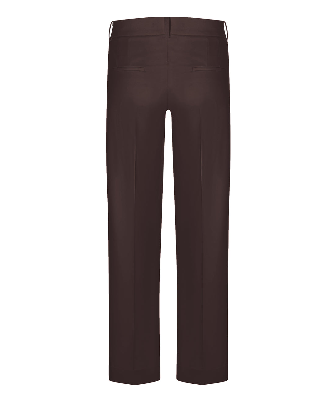 Pantalon droit plissé à revers Grace