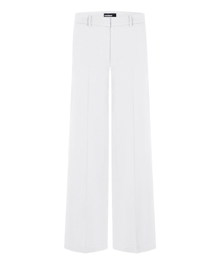 Pantalon en lin à jambe large Mira