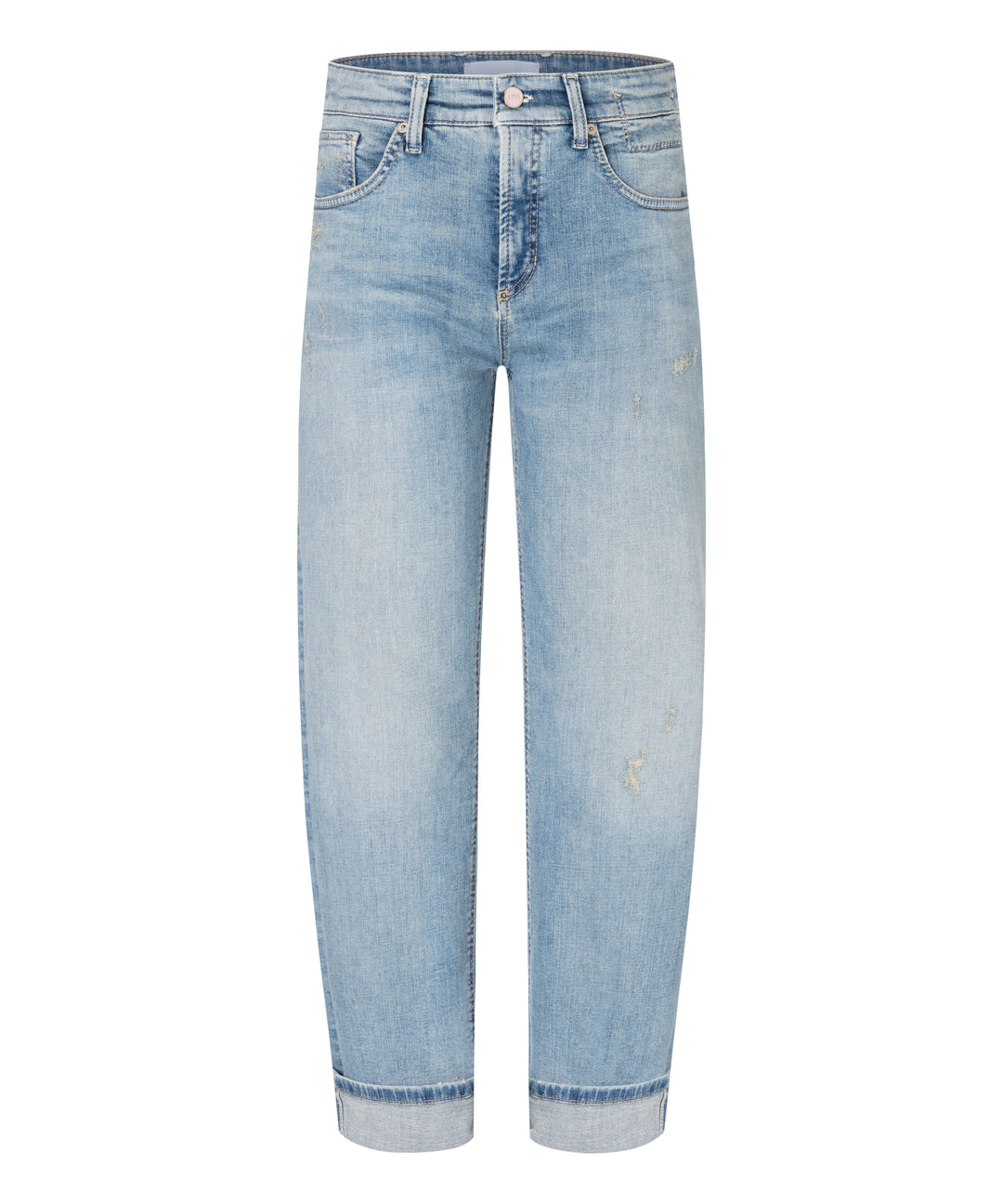 Jeans Gaia droit à revers