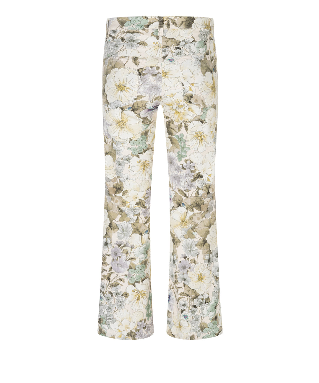 Jeans évasé Fabienne à imprimé floral