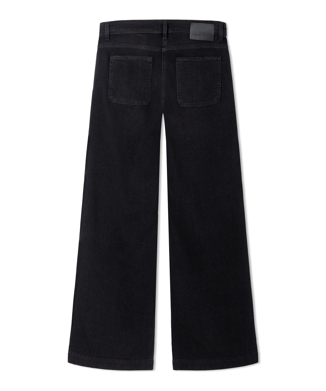 Jeans à jambes larges et poches ornées Ada