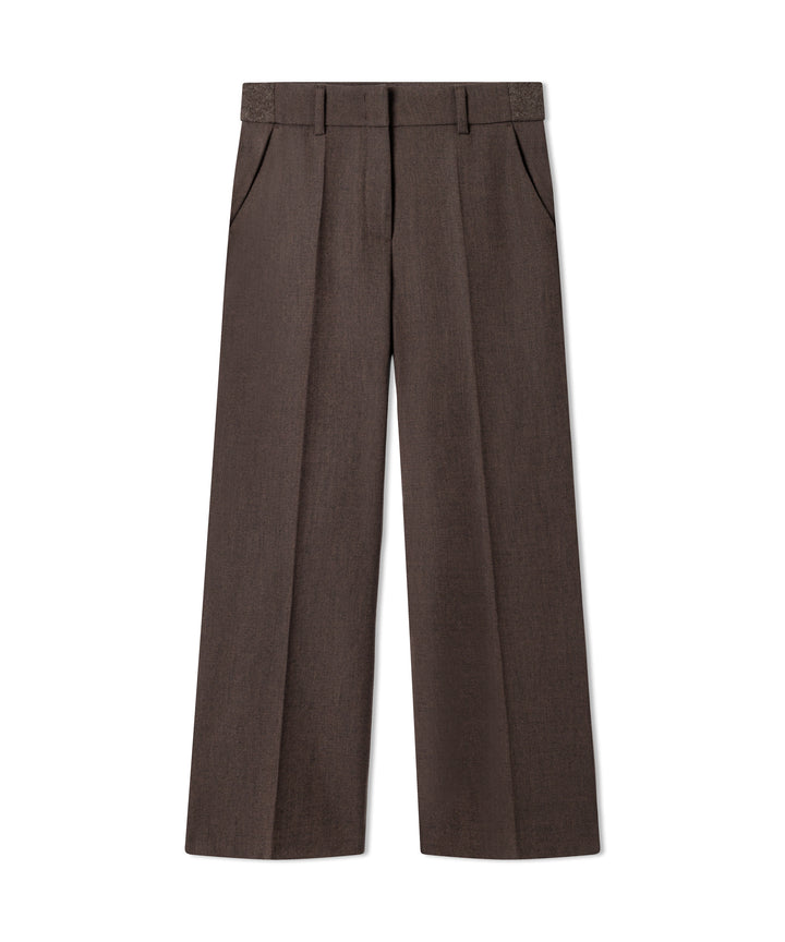 Pantalon 3/4 à jambes larges California
