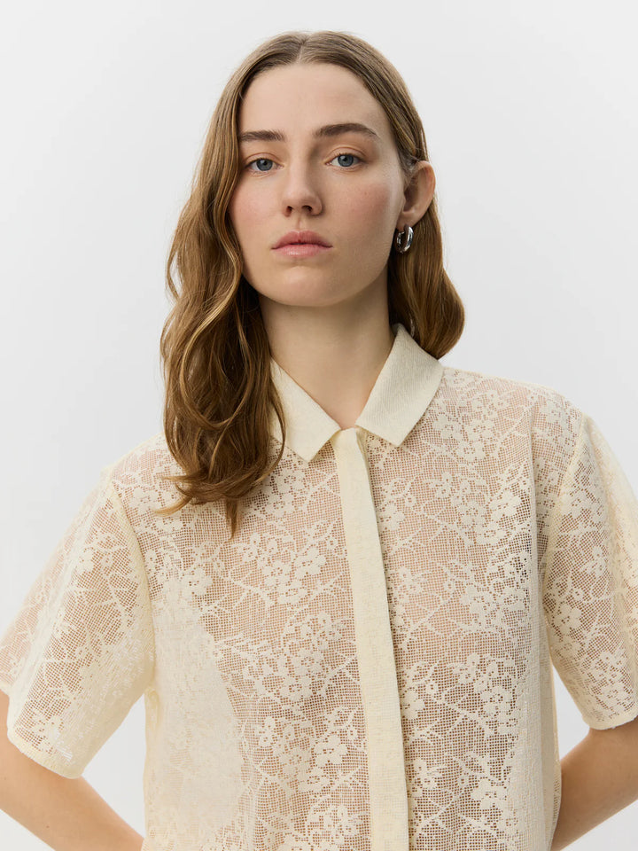 Chemise Carmela en dentelle crochetée