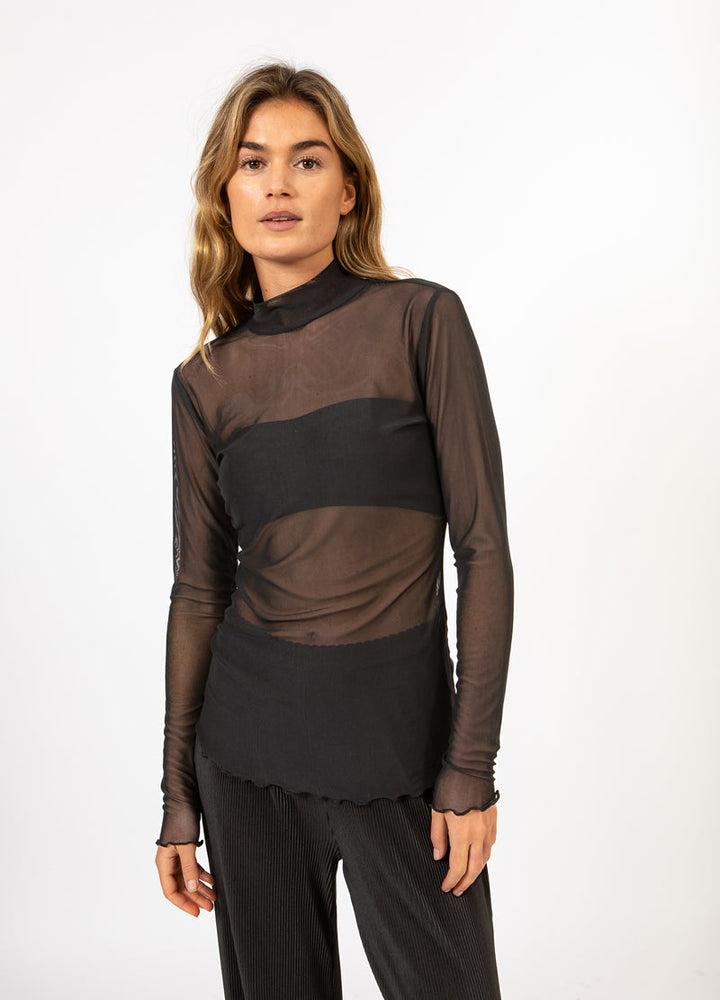 T-shirt en mesh à manches longues Eve