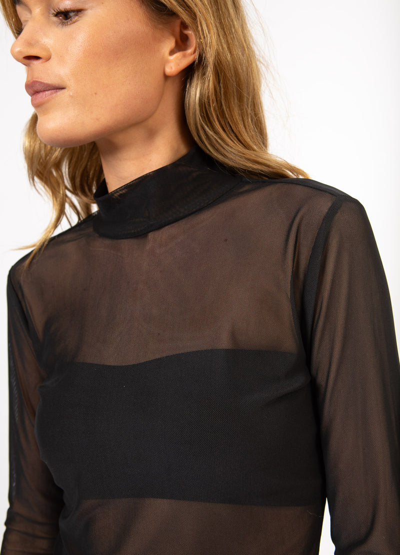 T-shirt en mesh à manches longues Eve