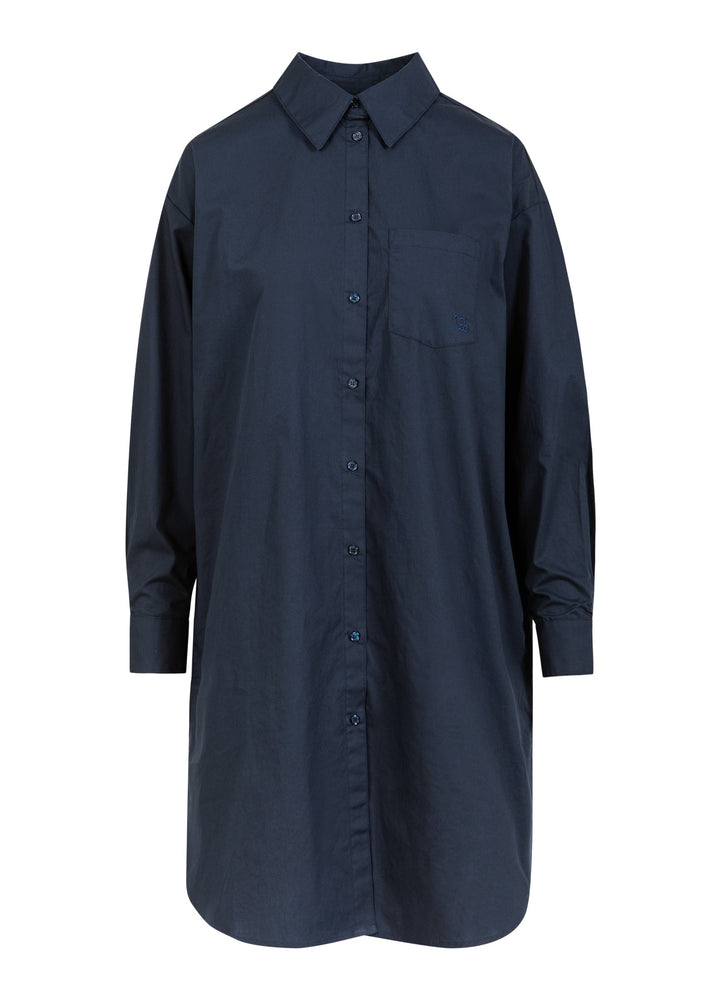 Robe chemise midi en coton Kiara