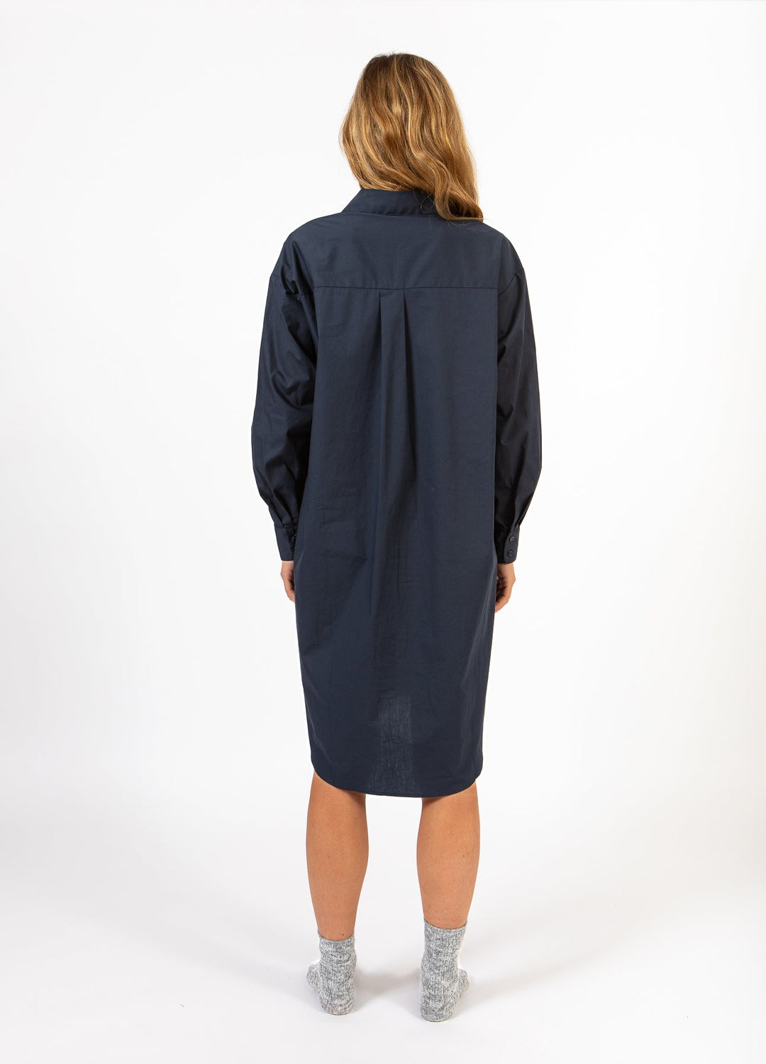 Robe chemise midi en coton Kiara
