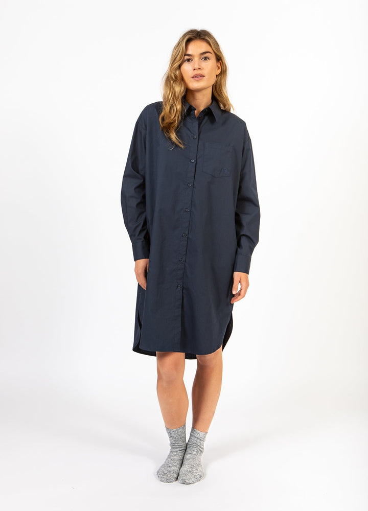 Robe chemise midi en coton Kiara