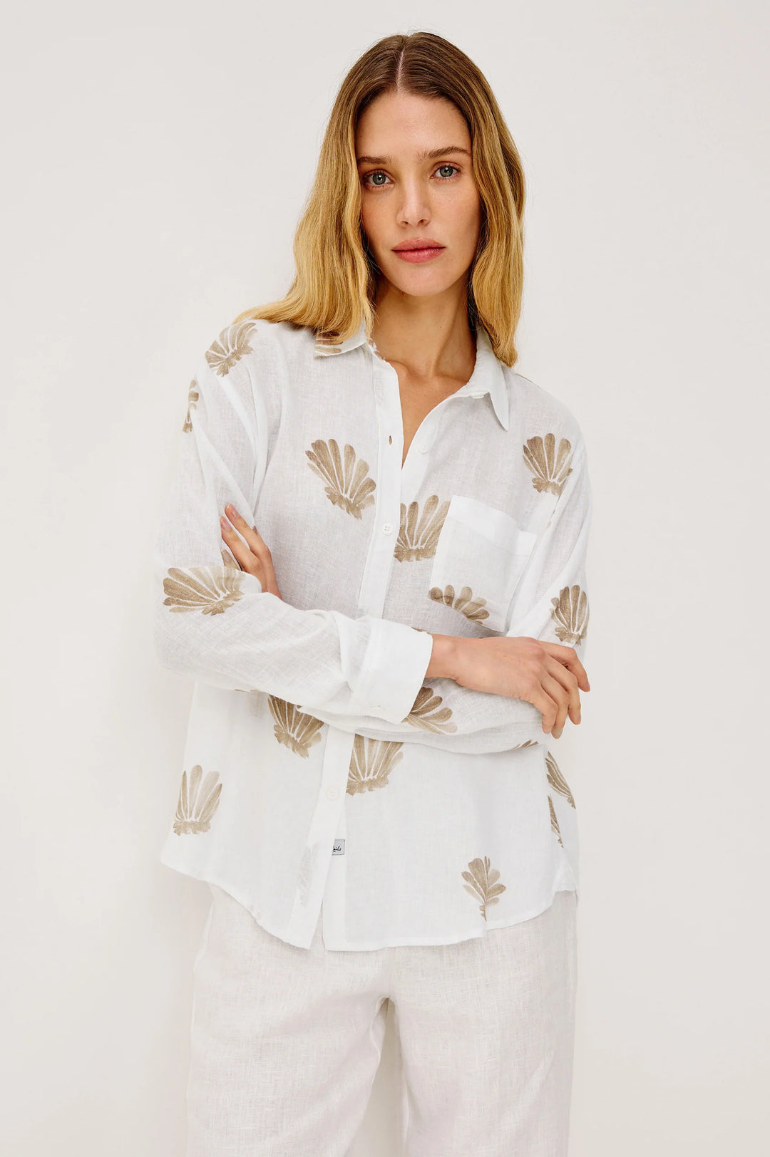 Chemise Charli imprimés coquillages