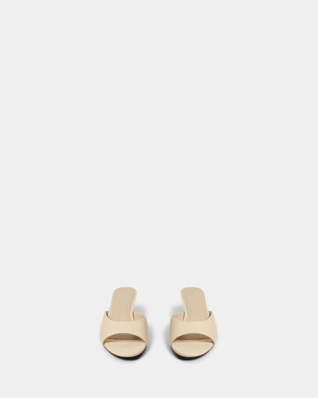 Mules Charly à talon sculptural et bout ouvert