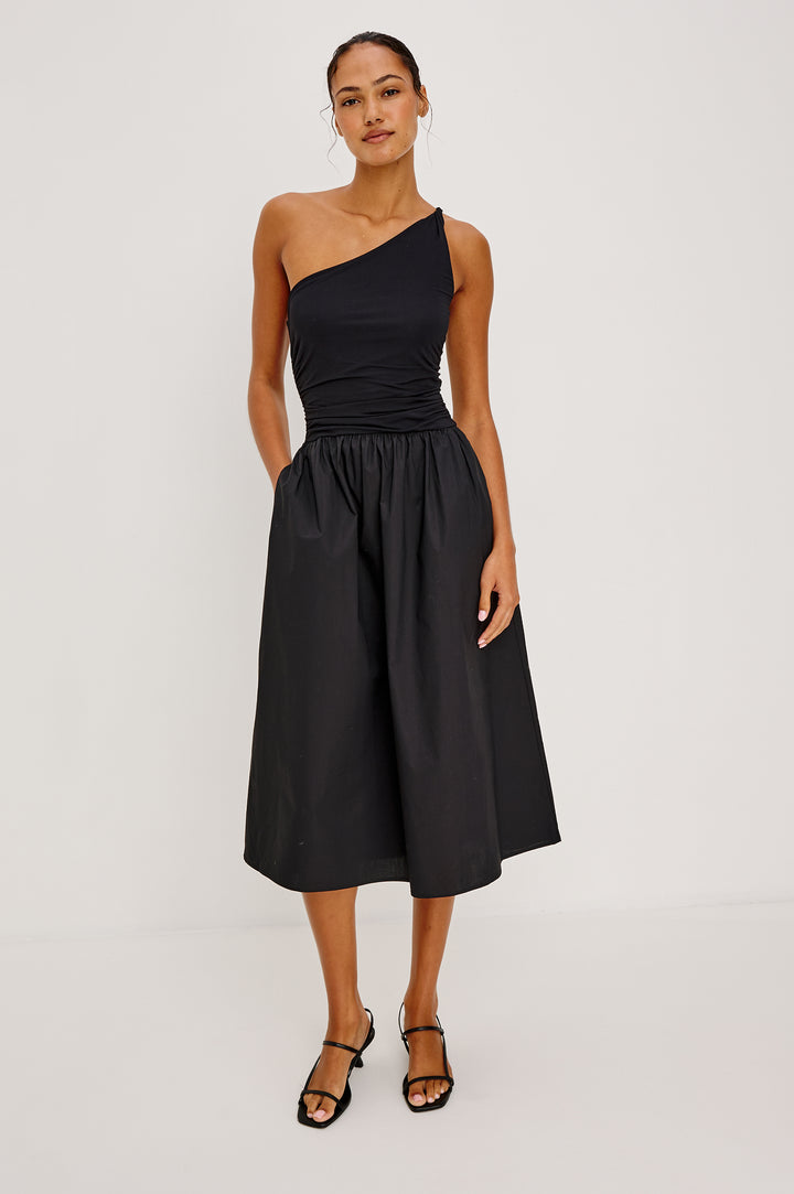 Robe midi asymétrique Chayana