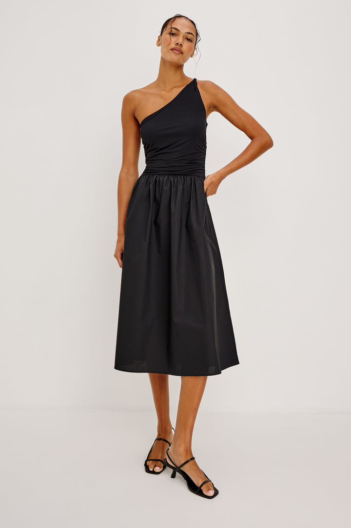 Robe midi asymétrique Chayana