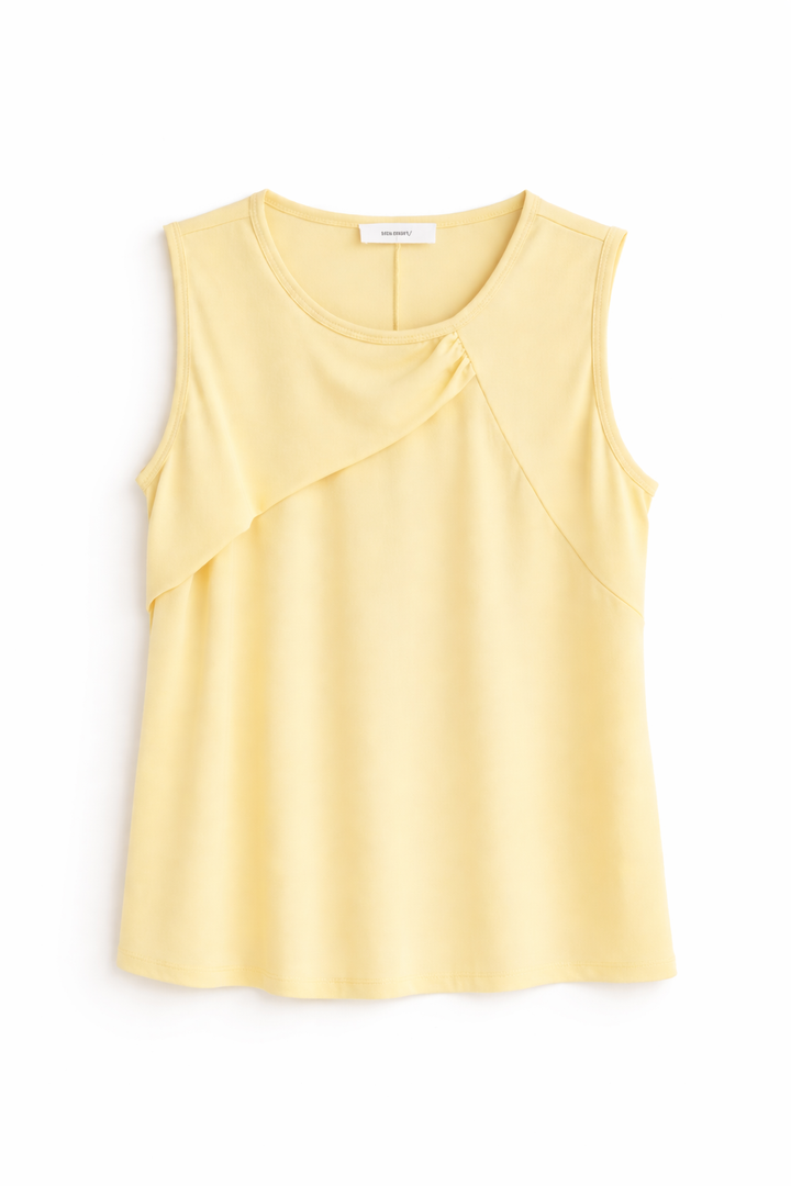 Camisole avec rabat et lignes marquées