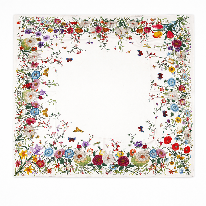 Foulard de soie Floral