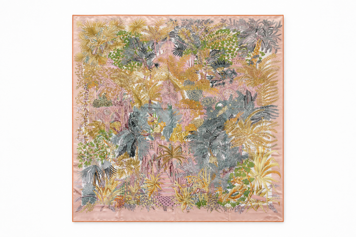 Foulard de soie Tropical