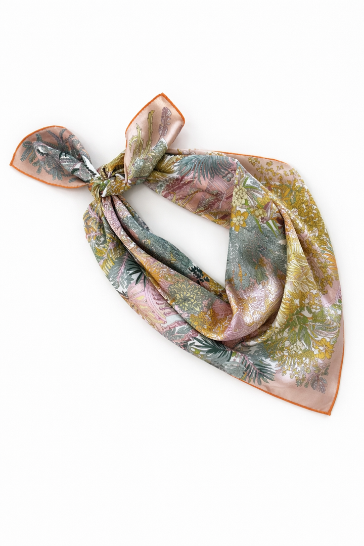 Foulard de soie Tropical