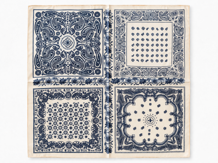 Carré de soie Bandana