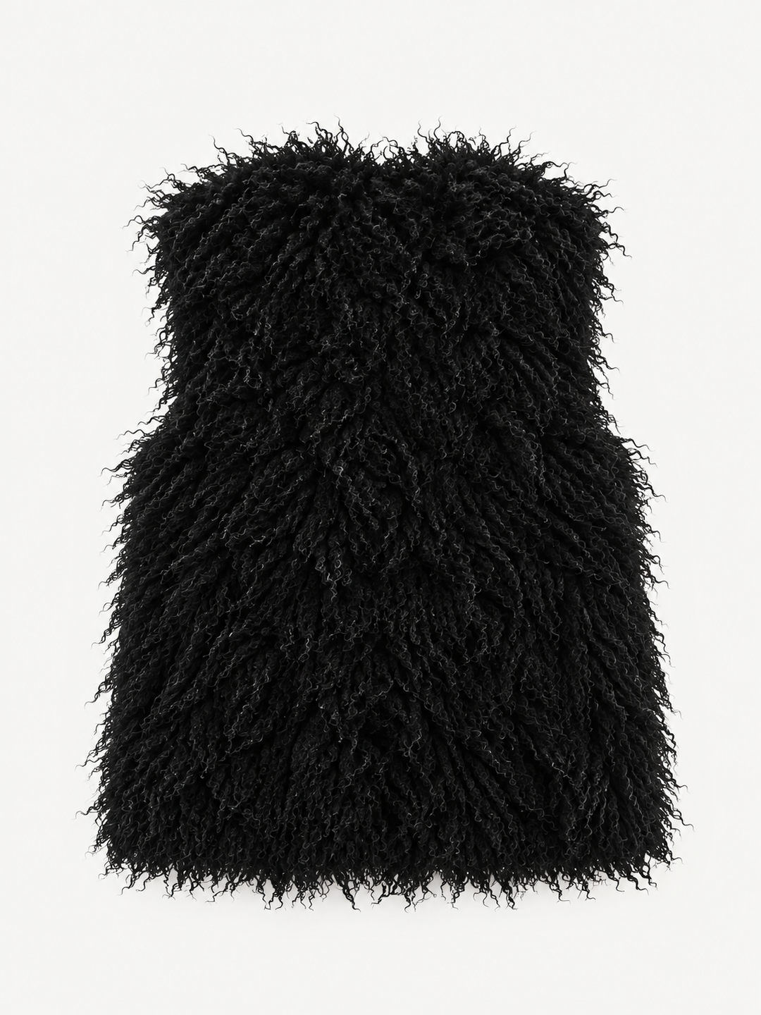 Veste sans manches à texture bouclée