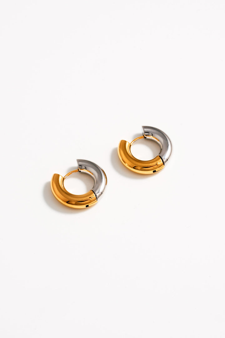 Boucles d'oreilles anneaux Electrum