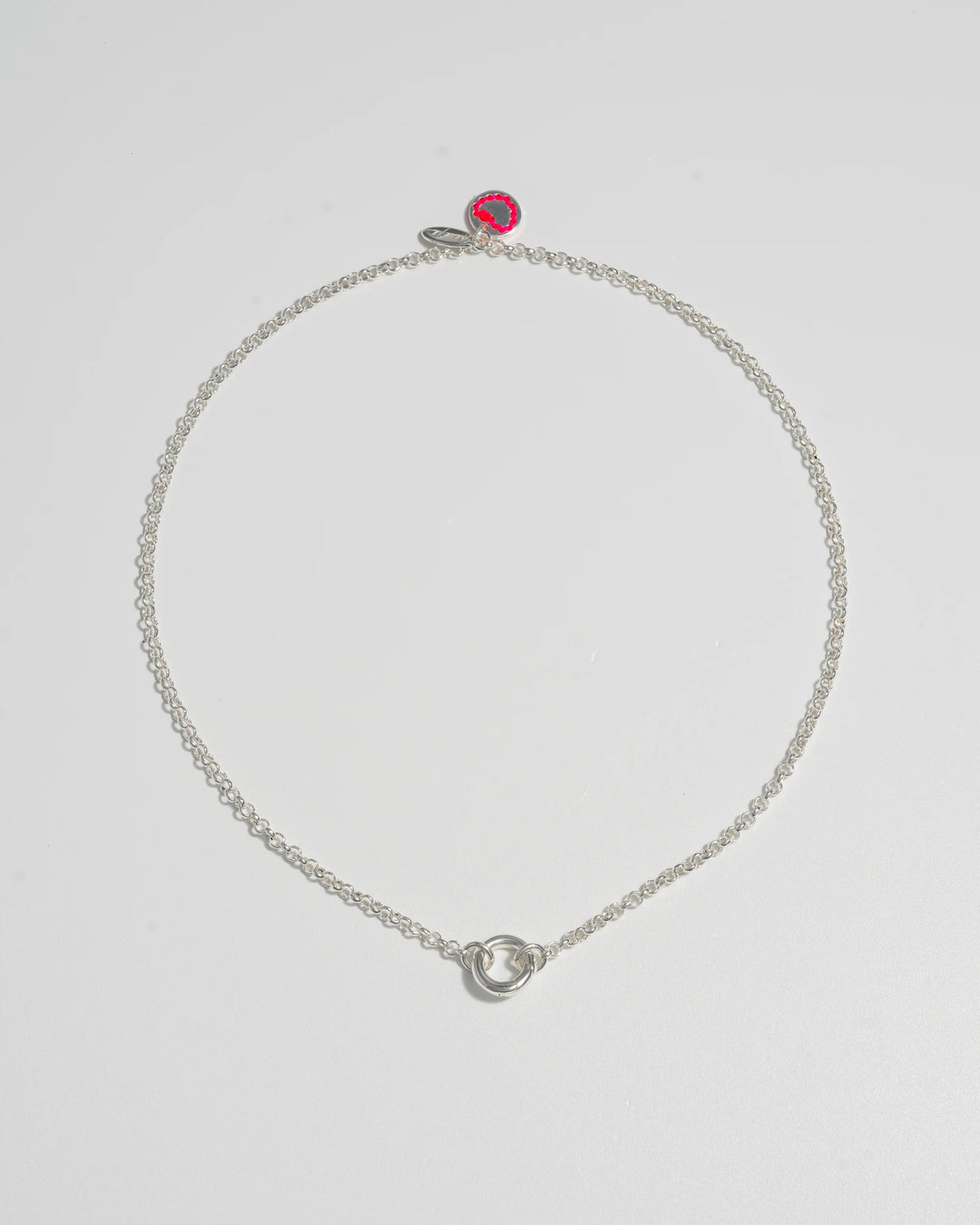 Collier chaîne avec anneau Diana 20"