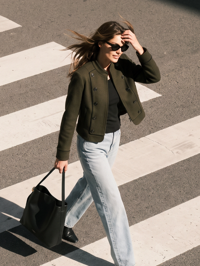 Veste courte militaire Eden