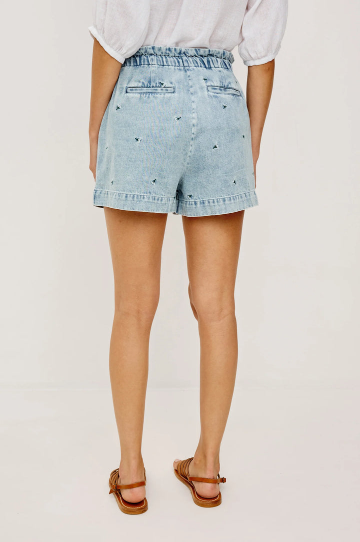 Short Foster en denim léger