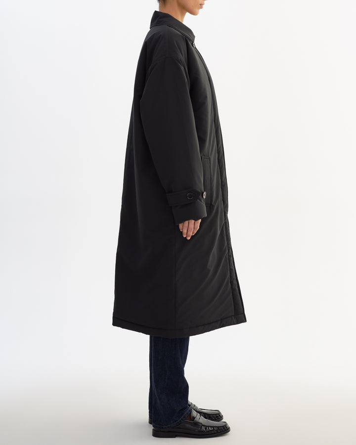 Manteau long matelassé avec écharpe amovible Gracie