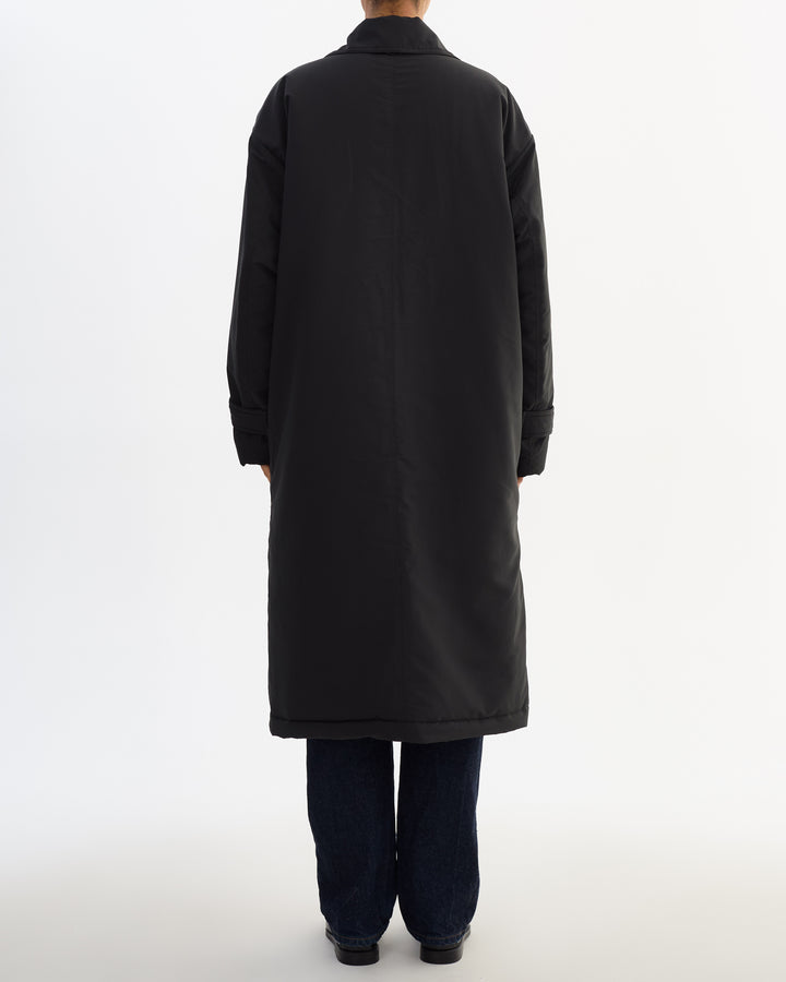 Manteau long matelassé avec écharpe amovible Gracie
