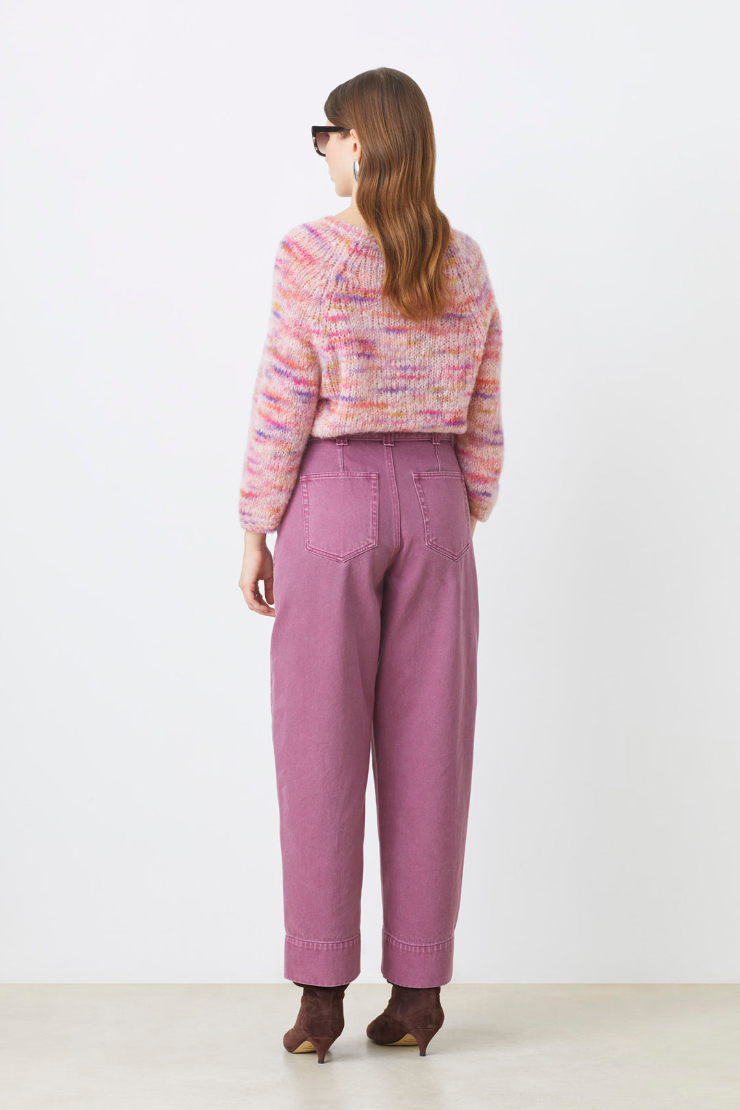 Pull multicolore en mélange alpaga Pavel