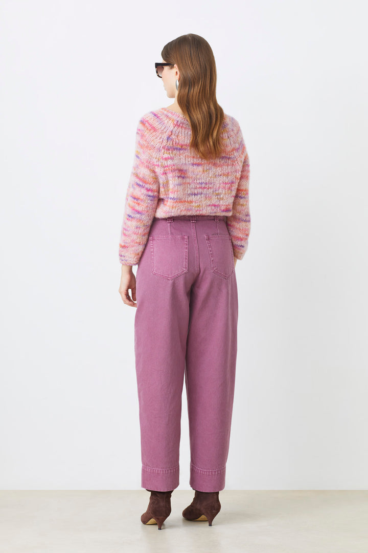 Pull multicolore en mélange alpaga Pavel