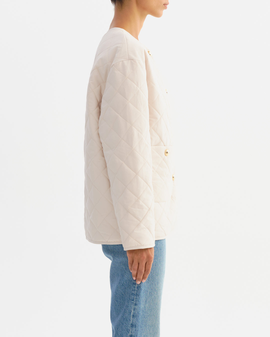 Veste matelassée à col rond Hera