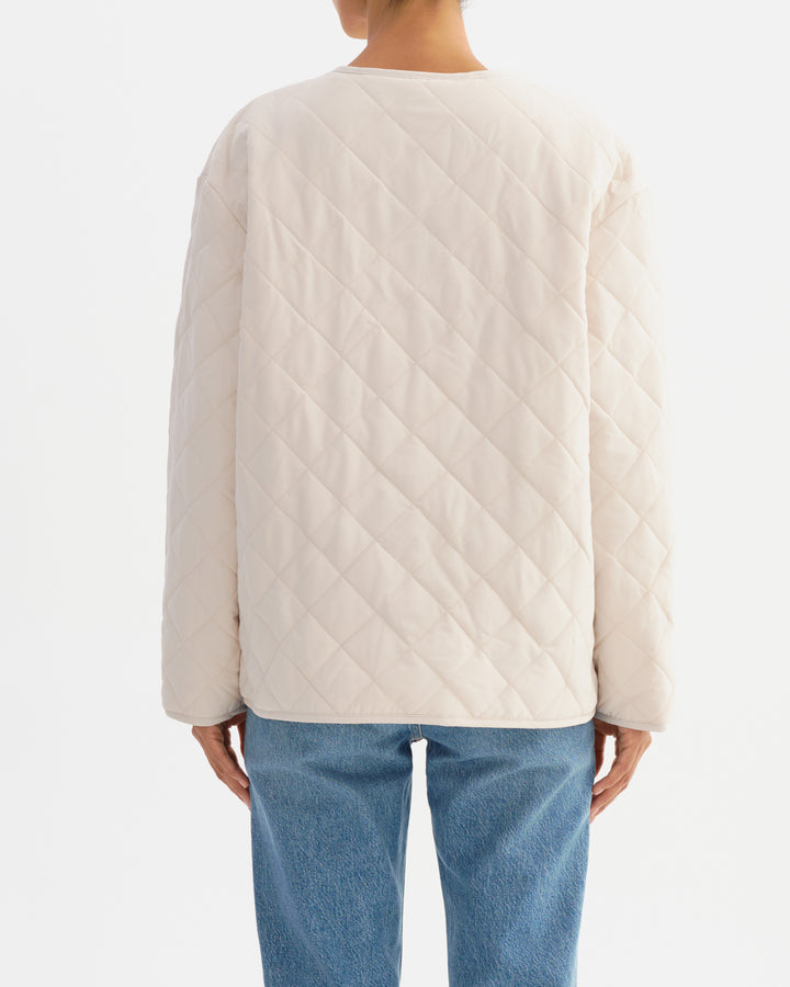 Veste matelassée à col rond Hera