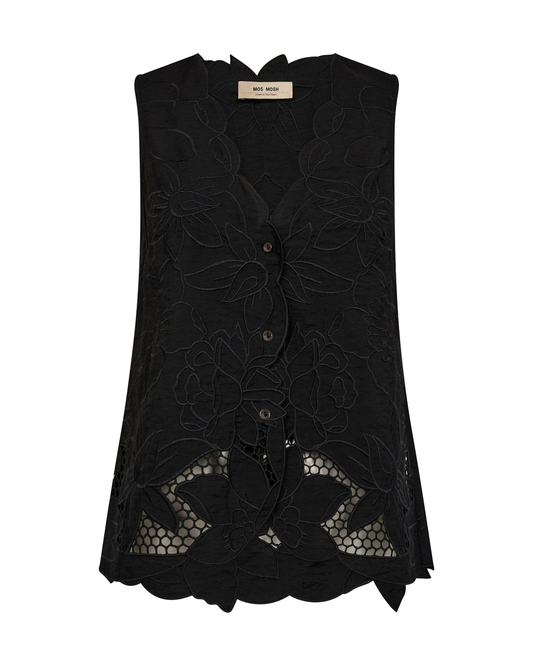 Camisole avec motifs floraux en dentelle Daima Brodie