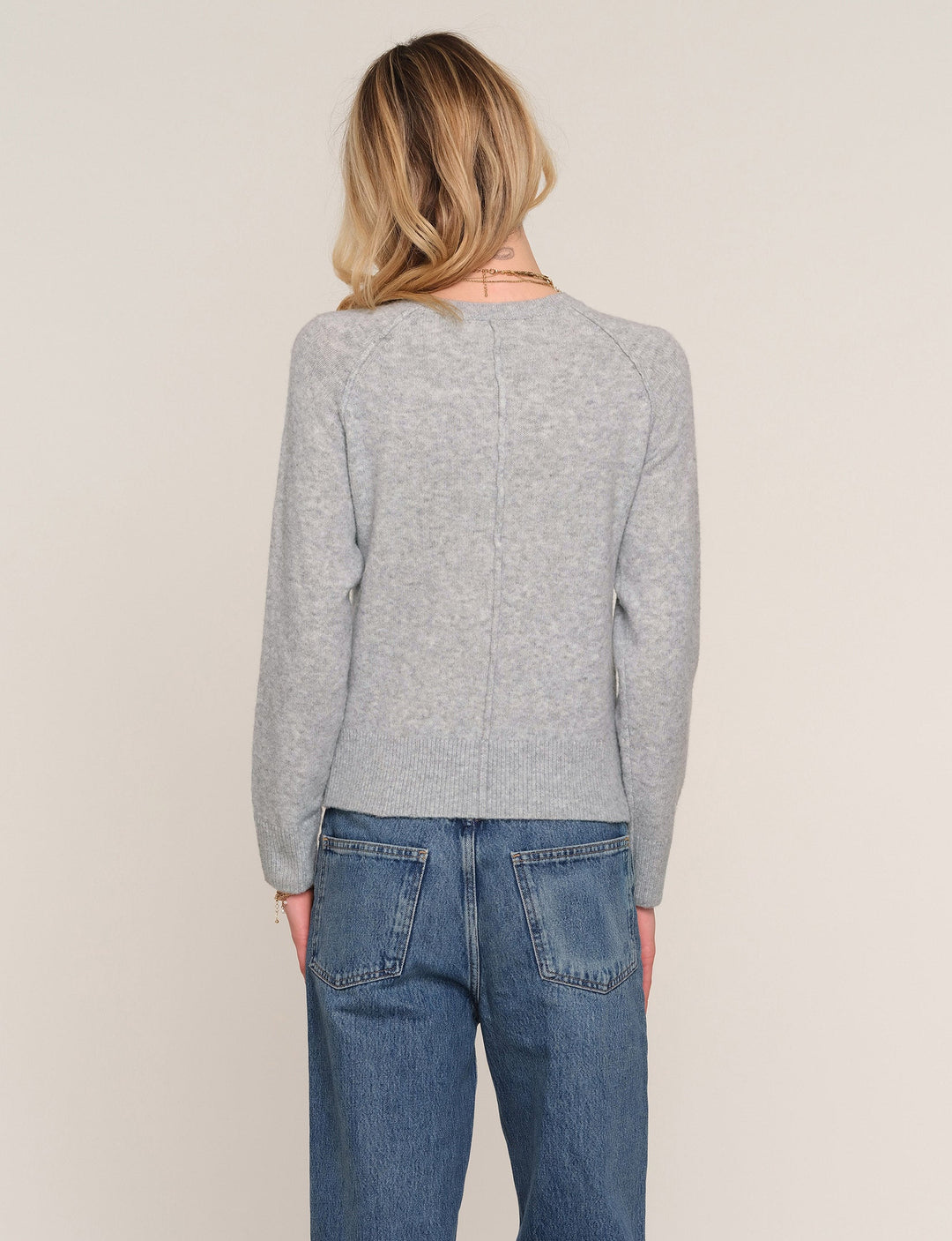 Pull décontracté à col Henley Claus