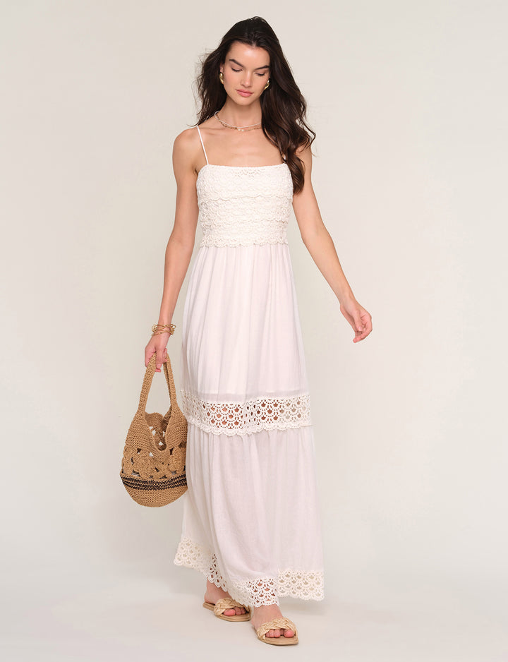 Robe longue Marija à broderies